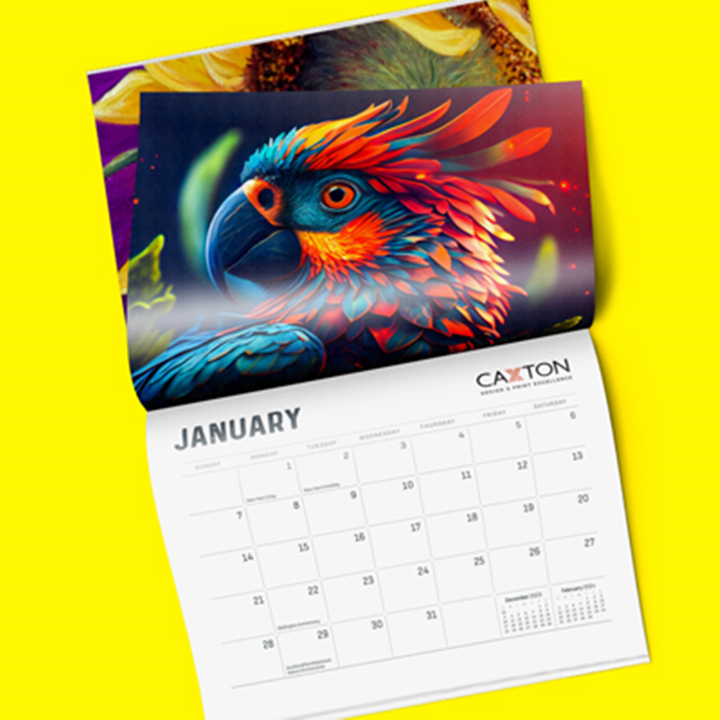 A4 Corporate Calendar Caxton Design and Print