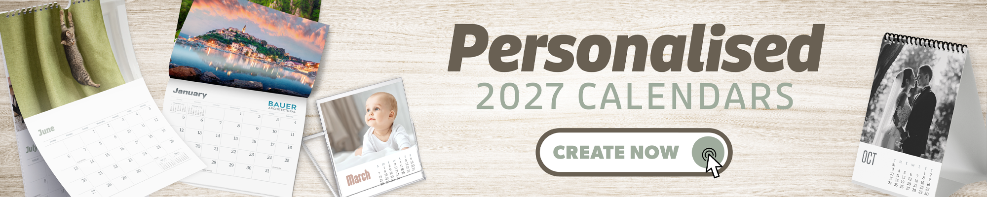 2027 calendars create now